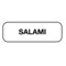 Nevs Salami Label 1/2" x 1-1/2" DIET-558 - alternate 1